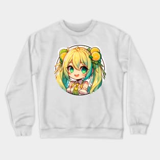 Hatsune Miku lemon Crewneck Sweatshirt